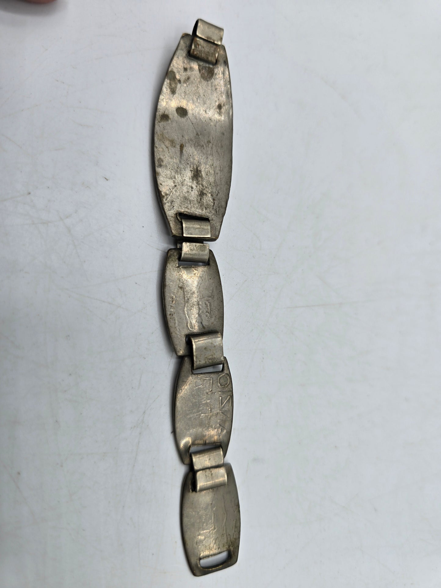 Gourmette souvenir campagne d'Italie US do not forget me Naples Anzio Roma Caserta