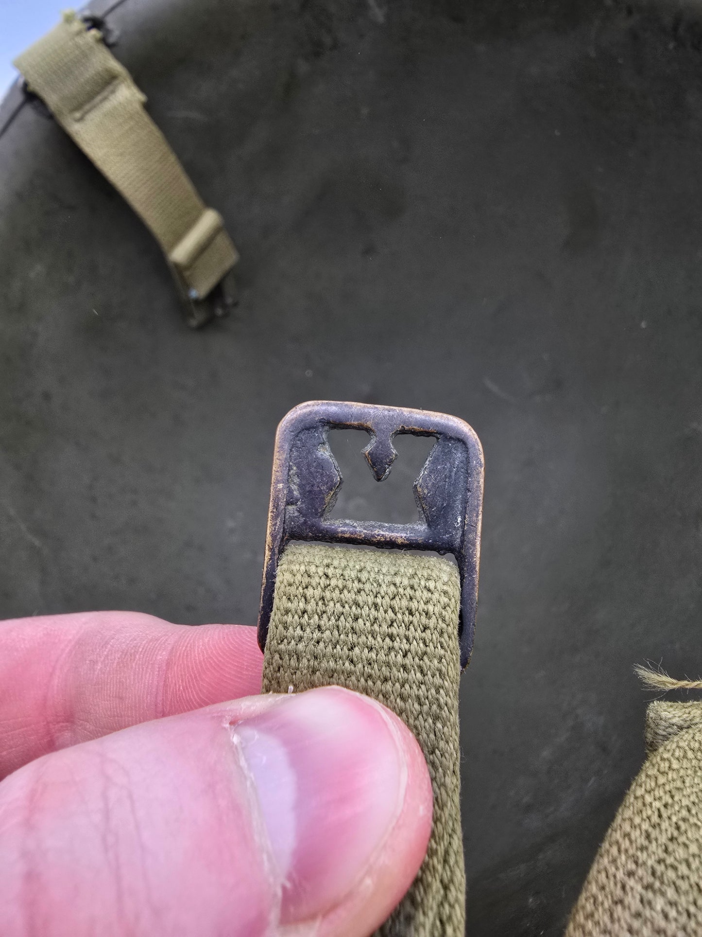 Rare coque Casque US M1 lot 32A 3 Janvier 1942