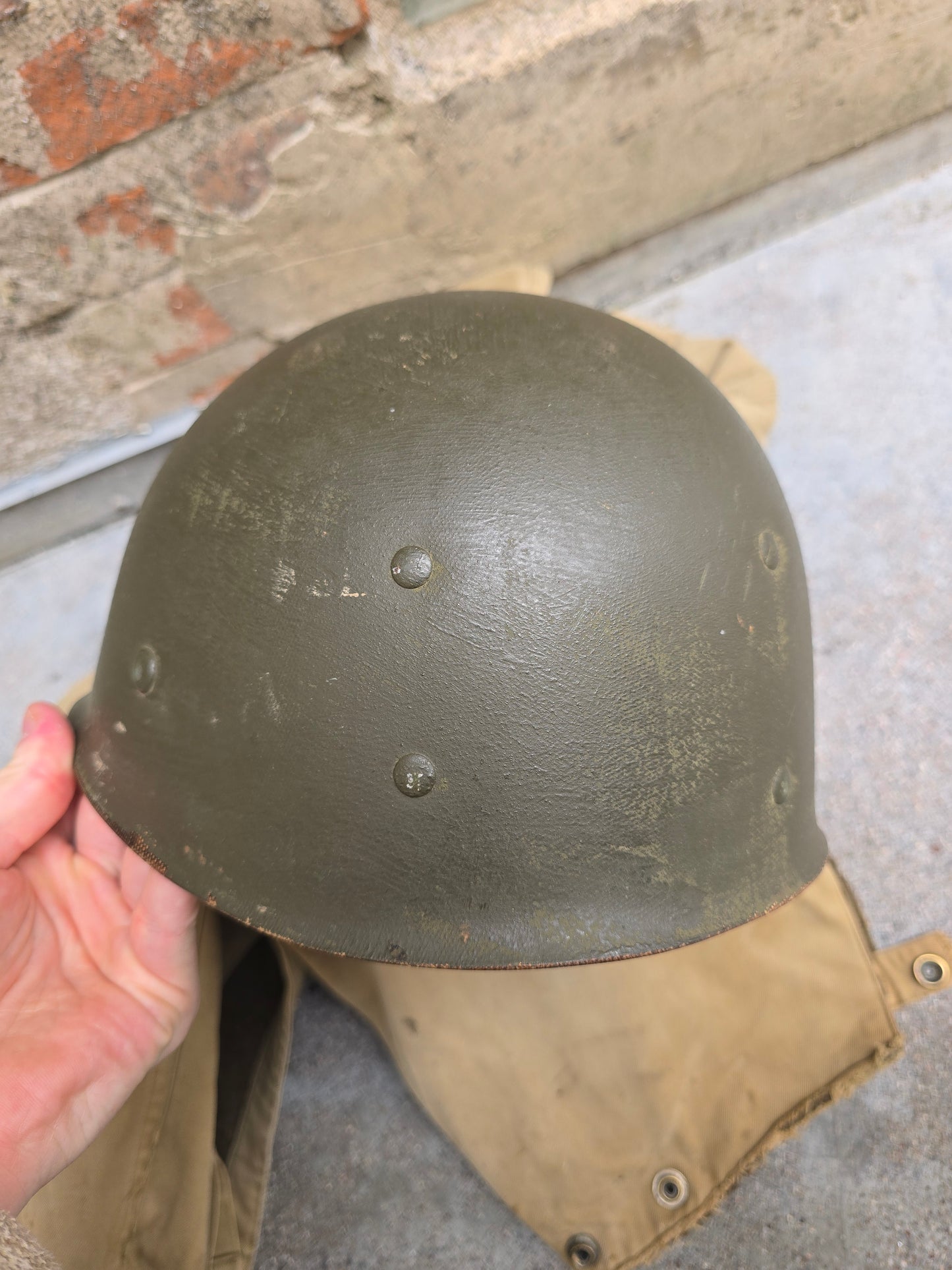 Rare liner MP casque US M1