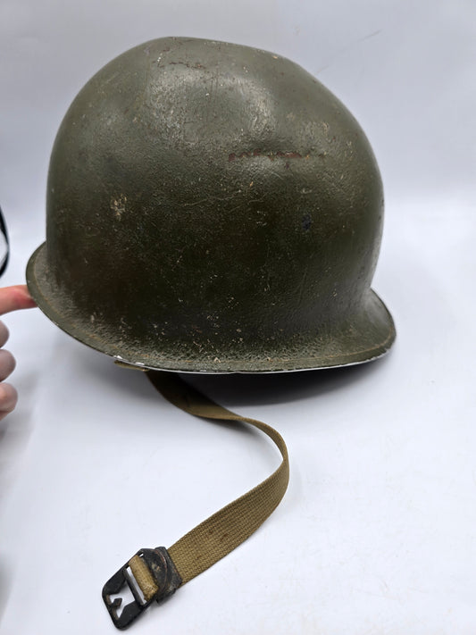 Casque US M1 WW2 pattes fixes avec liner IMP