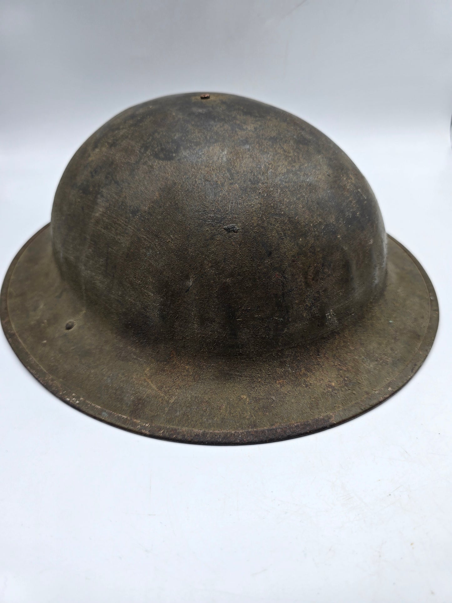 Casque US M1917 daté 1918 ZD 203