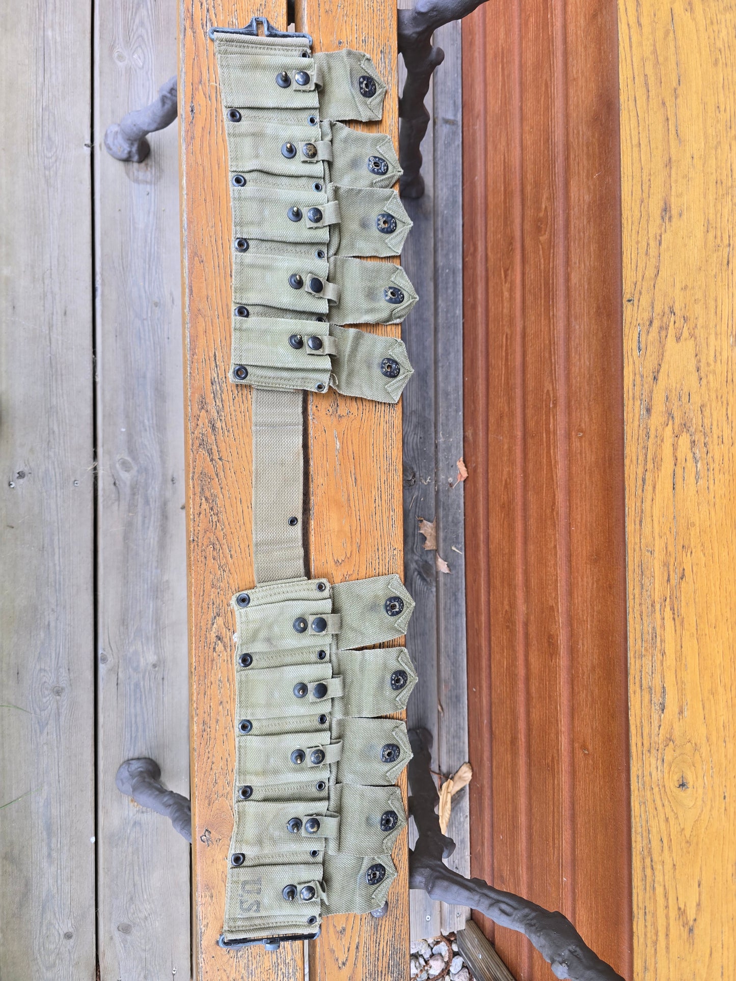Ceinturon M1 Garand M-1923 cartouchière OD3 de 1942