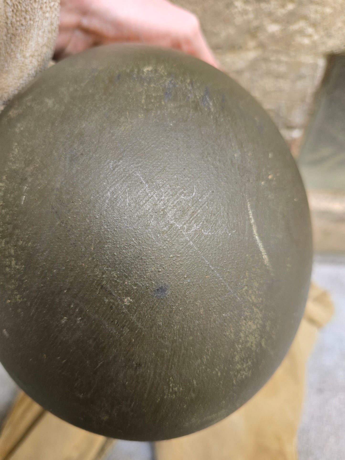 Rare liner MP casque US M1