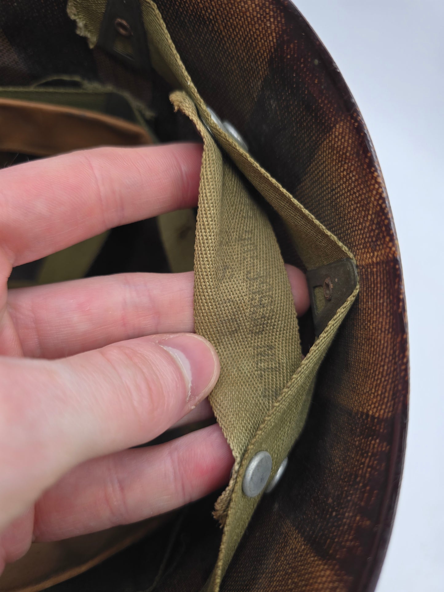 Liner sous casque US M1 2nd Lt Funkhouser WW2