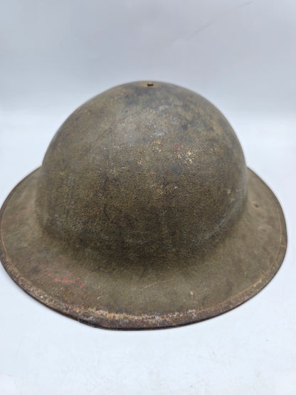 Casque US M1917 daté 1918 ZD 203
