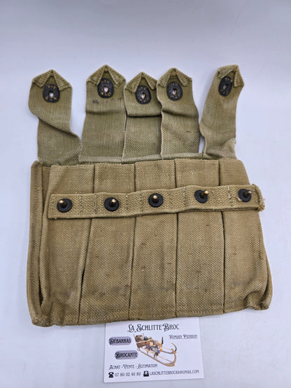 Portes chargeurs Thompson terrain RMCo. 1942 Laundry numbers. 4