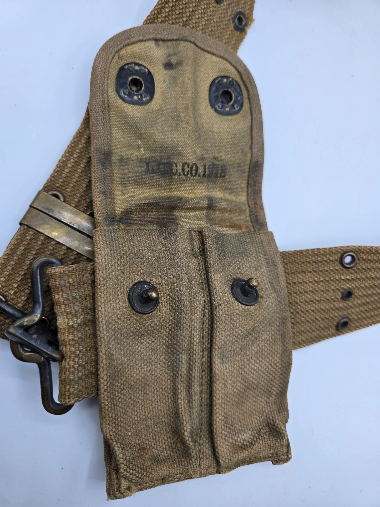 Ceinturon M-1912 avec porte chargeur Colt 1911 ww1