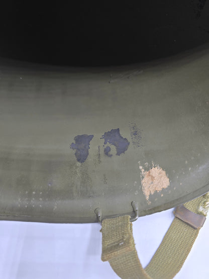 Casque US M1 WW2 lot 60B pattes fixes avec liner