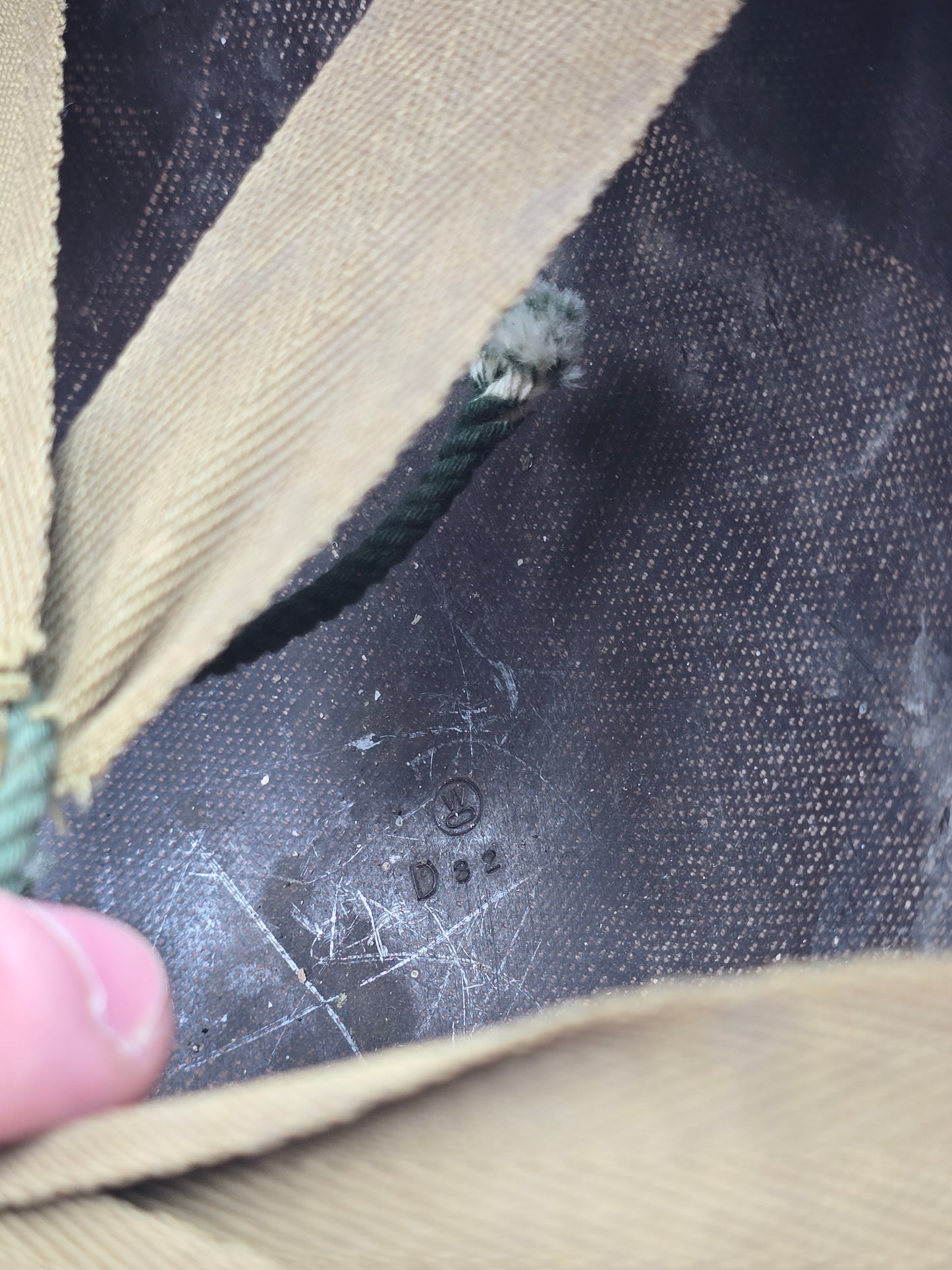 Liner sous casque américain M1 Westinghouse A non peint avec nuquière rayonne