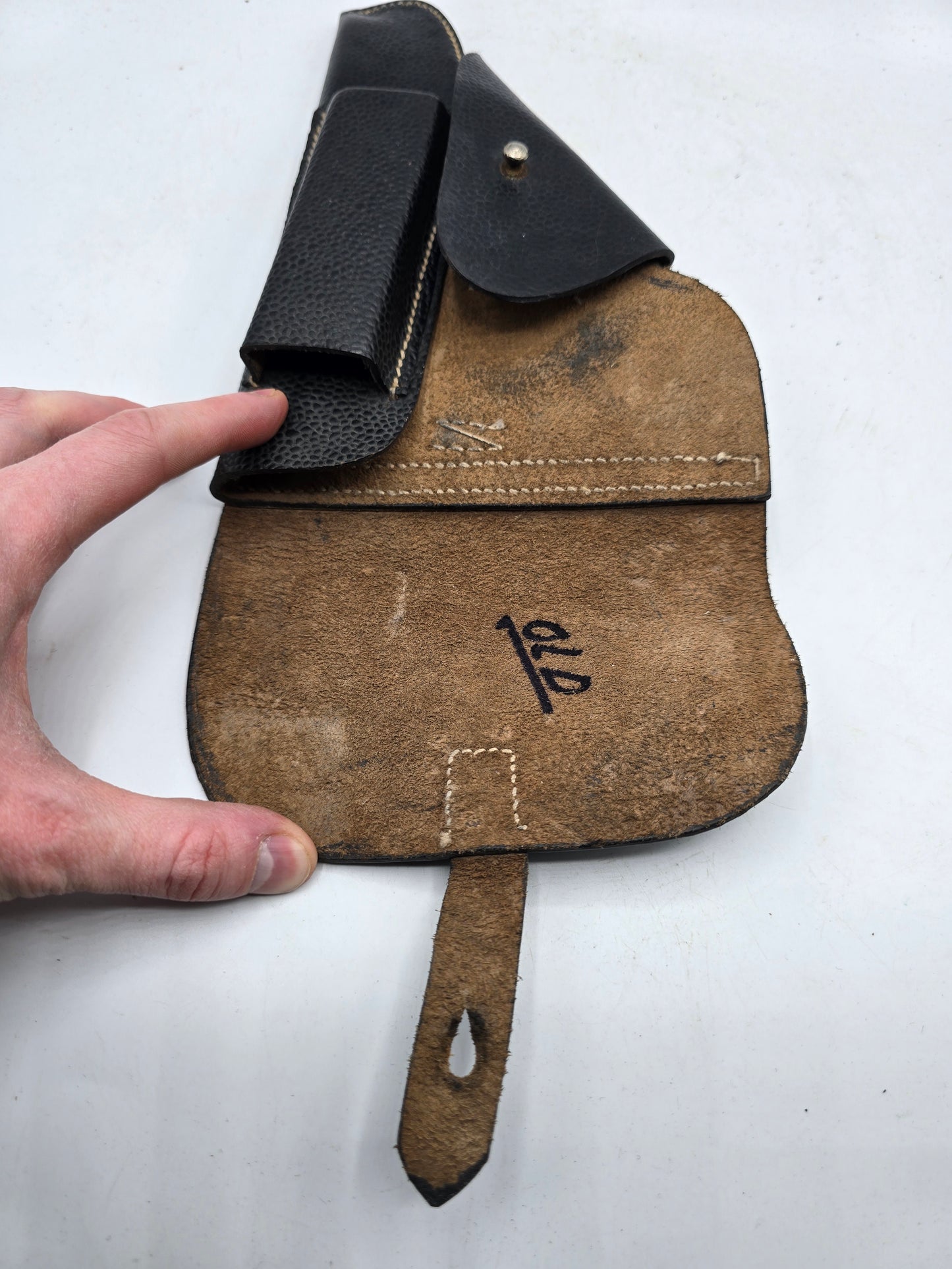 Holster cuir noir P38 Allemand WW2 cxb 4