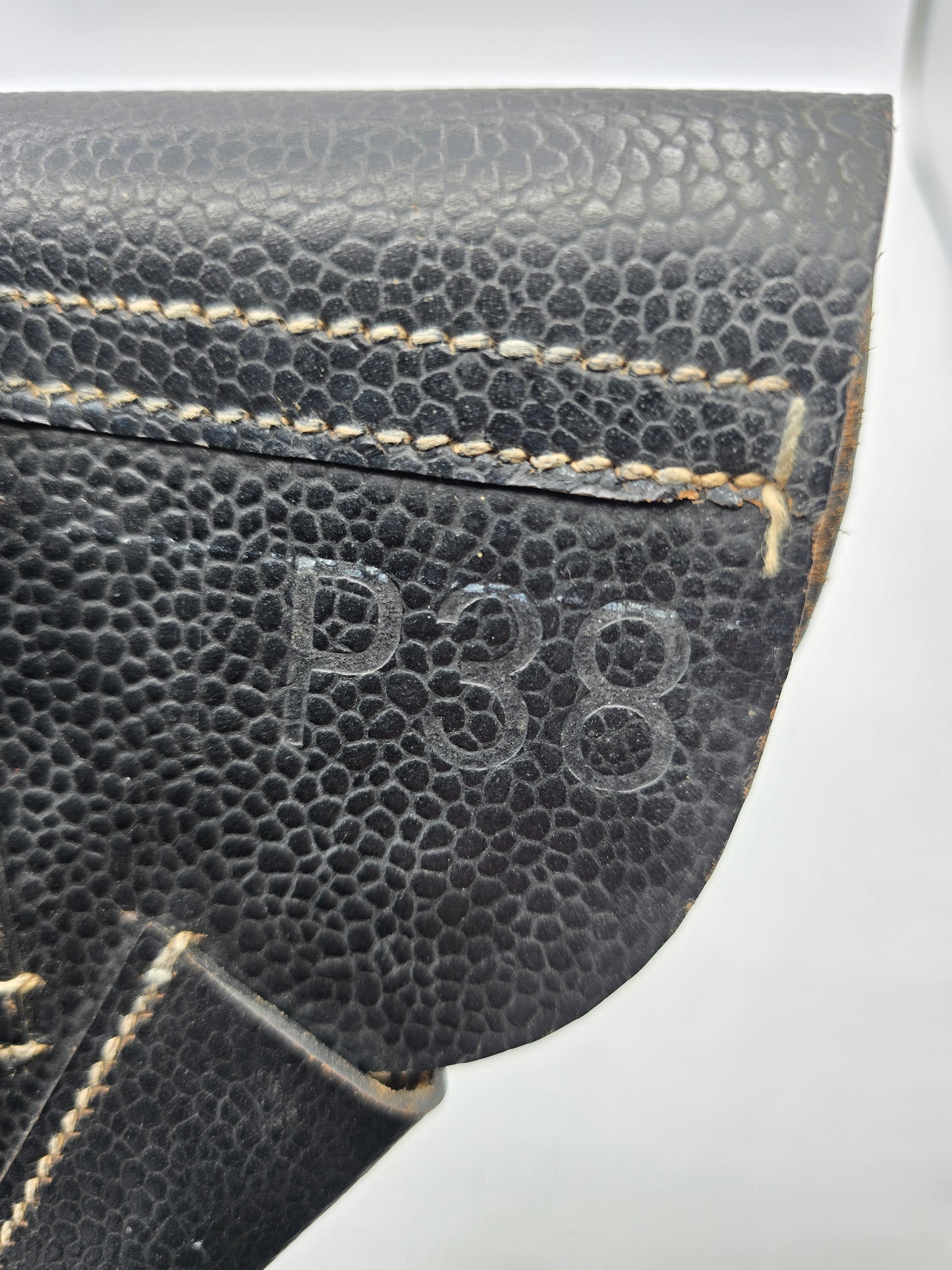 Holster cuir noir P38 Allemand WW2 cxb 4