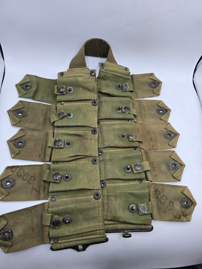 Ceinturon Garand M-1923 US Army bicolore 1944