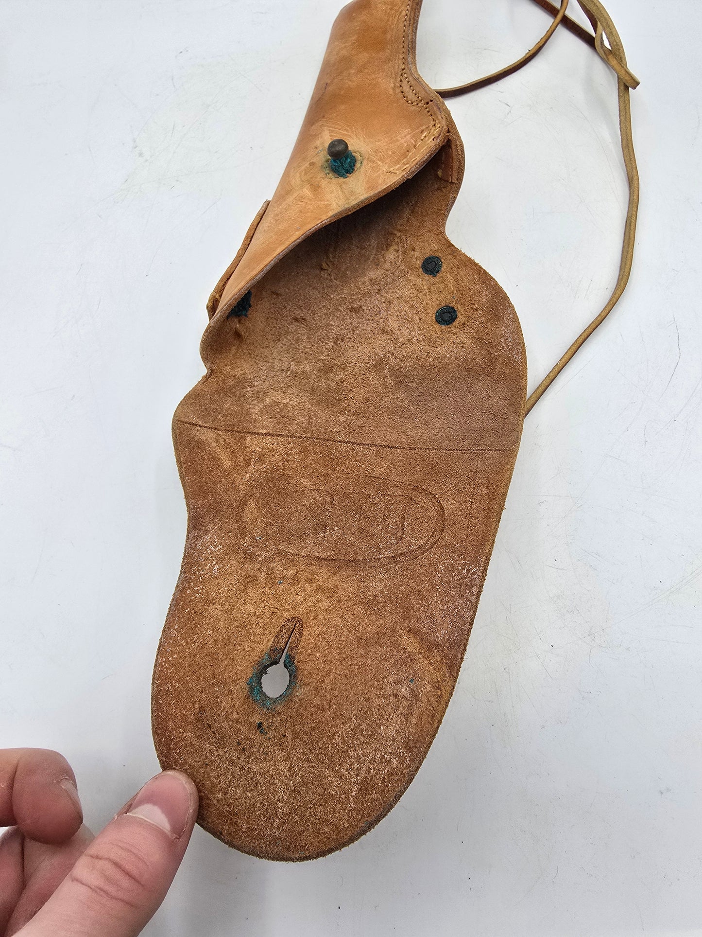 Holster Colt 1911 Boyt 1944 cuir fauve US Army