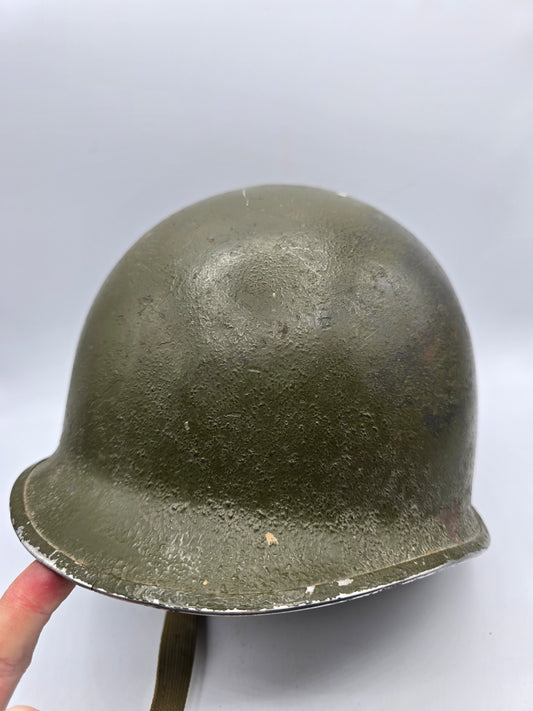 Casque US M1 WW2 pattes fixes avec liner IMP