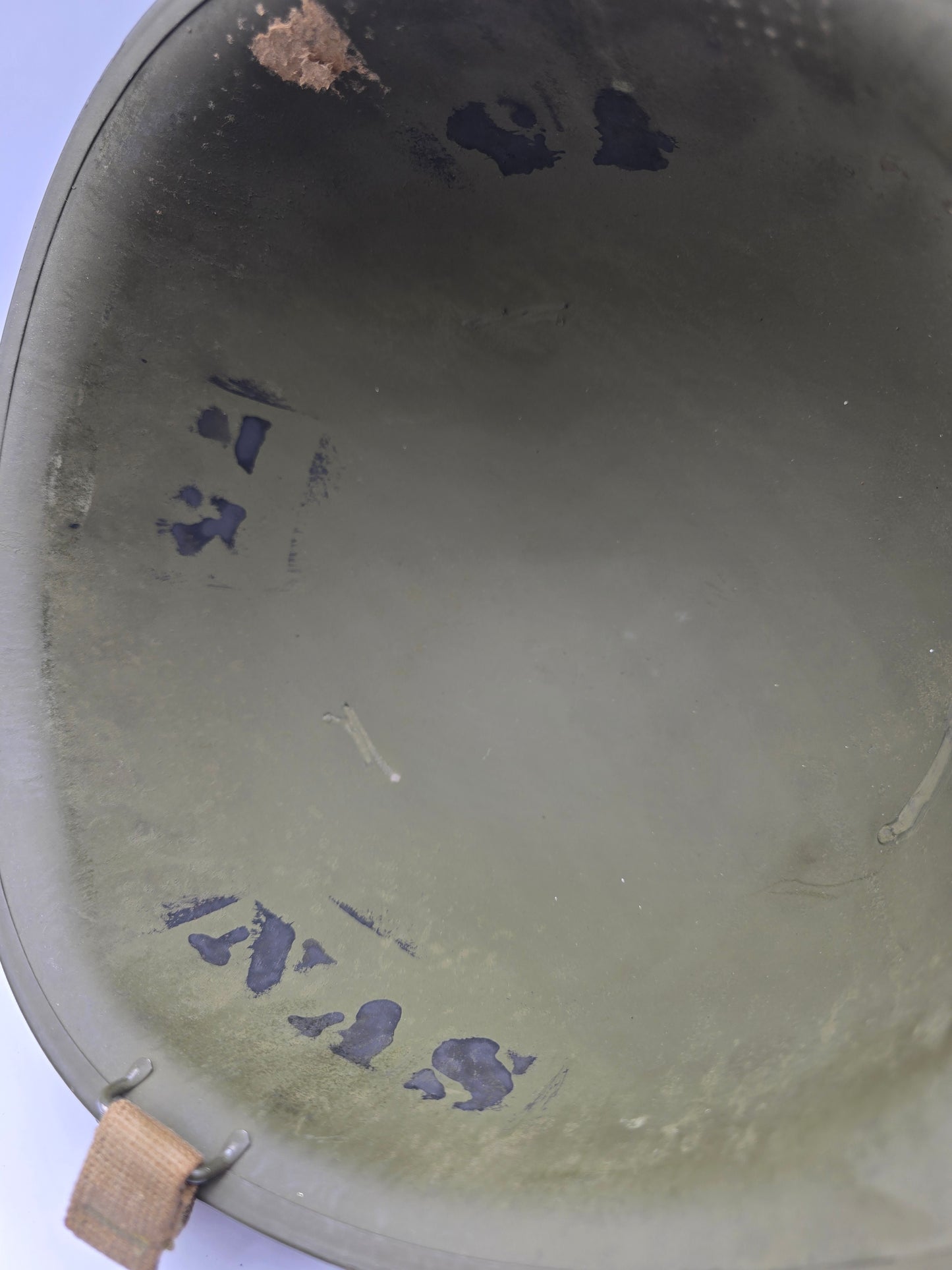 Casque US M1 WW2 lot 60B pattes fixes avec liner