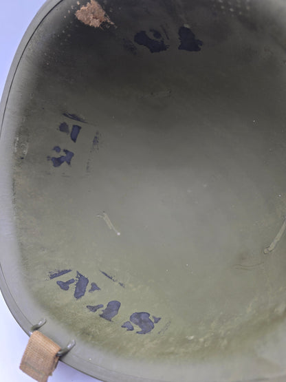 Casque US M1 WW2 lot 60B pattes fixes avec liner