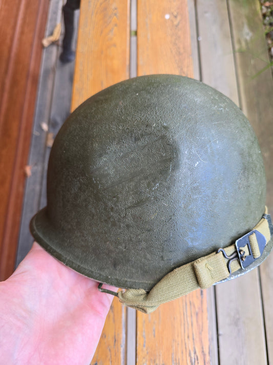 Casque US M1 WW2 fabrication Schlueter