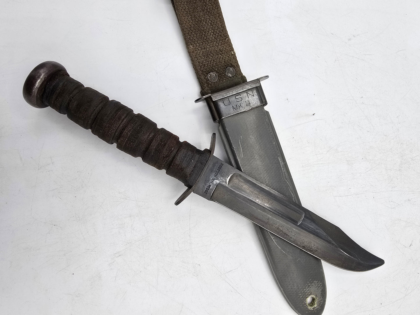 Poignard USN MK2 Robeson Shuredge US WW2 1943