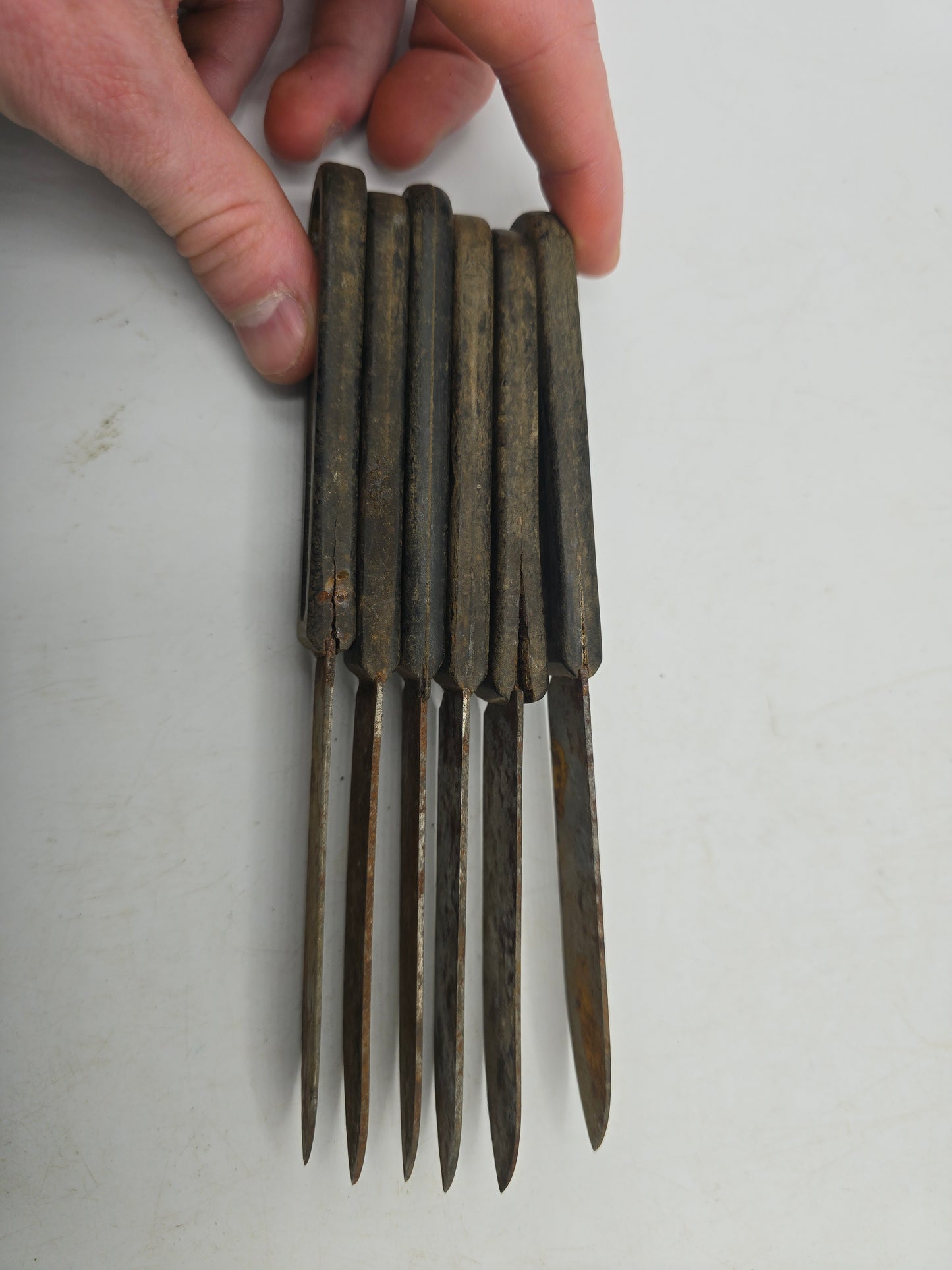 Couteau US WW2 bakélite daté