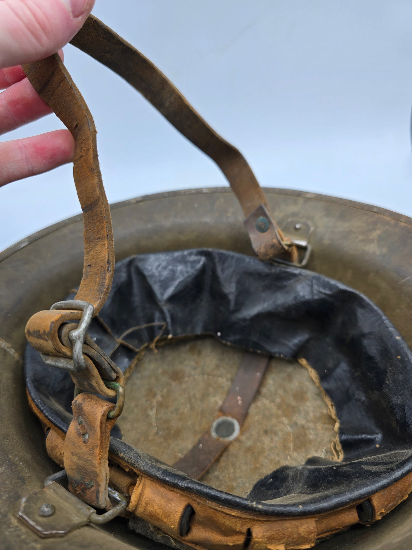 Casque américain US 1917 complet