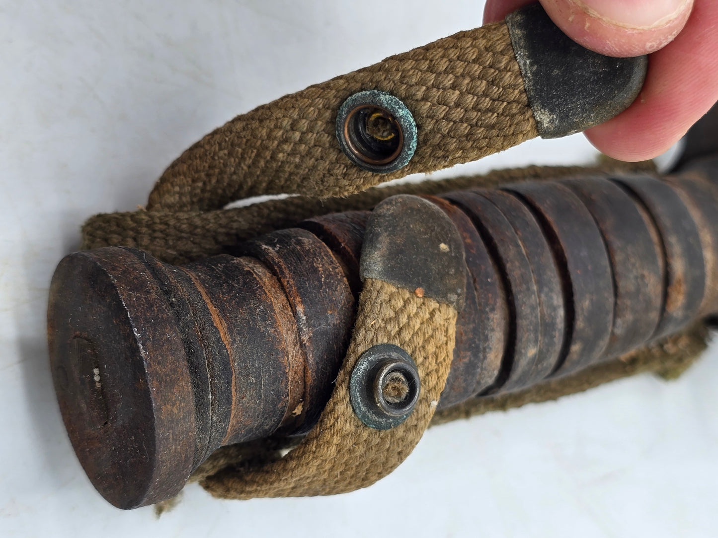 Poignard US M3 Impérial Lame, Etuis M8 premier type jus de trouvaille