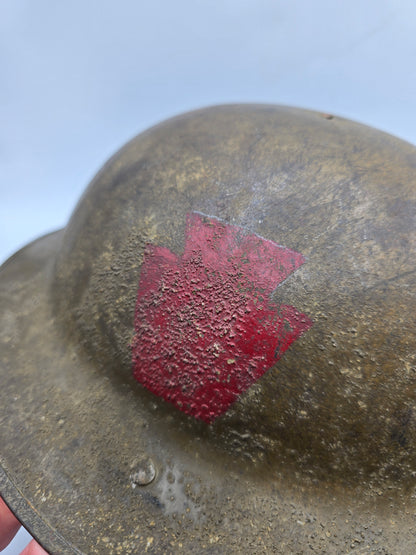 Casque anglais MK1 WW1 28th ID US Keystone WWI