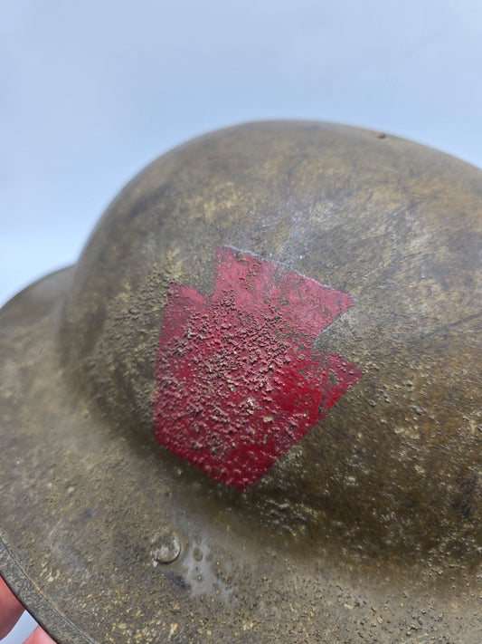 Casque anglais MK1 WW1 28th ID US Keystone WWI