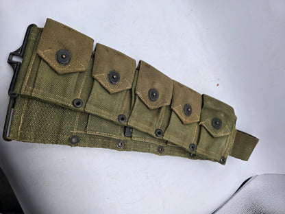 Ceinturon Garand M-1923 US Army bicolore 1944