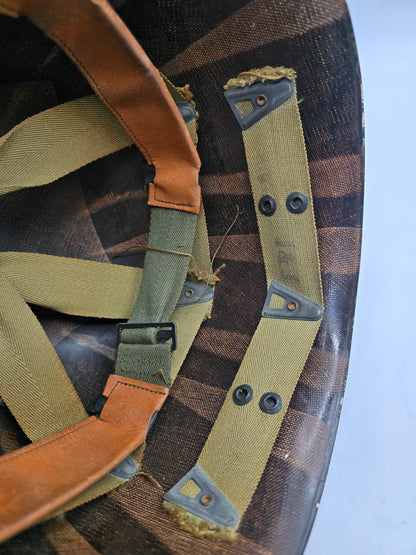 Sous casque US liner barre ETO Lt Col. 10th Corps M1