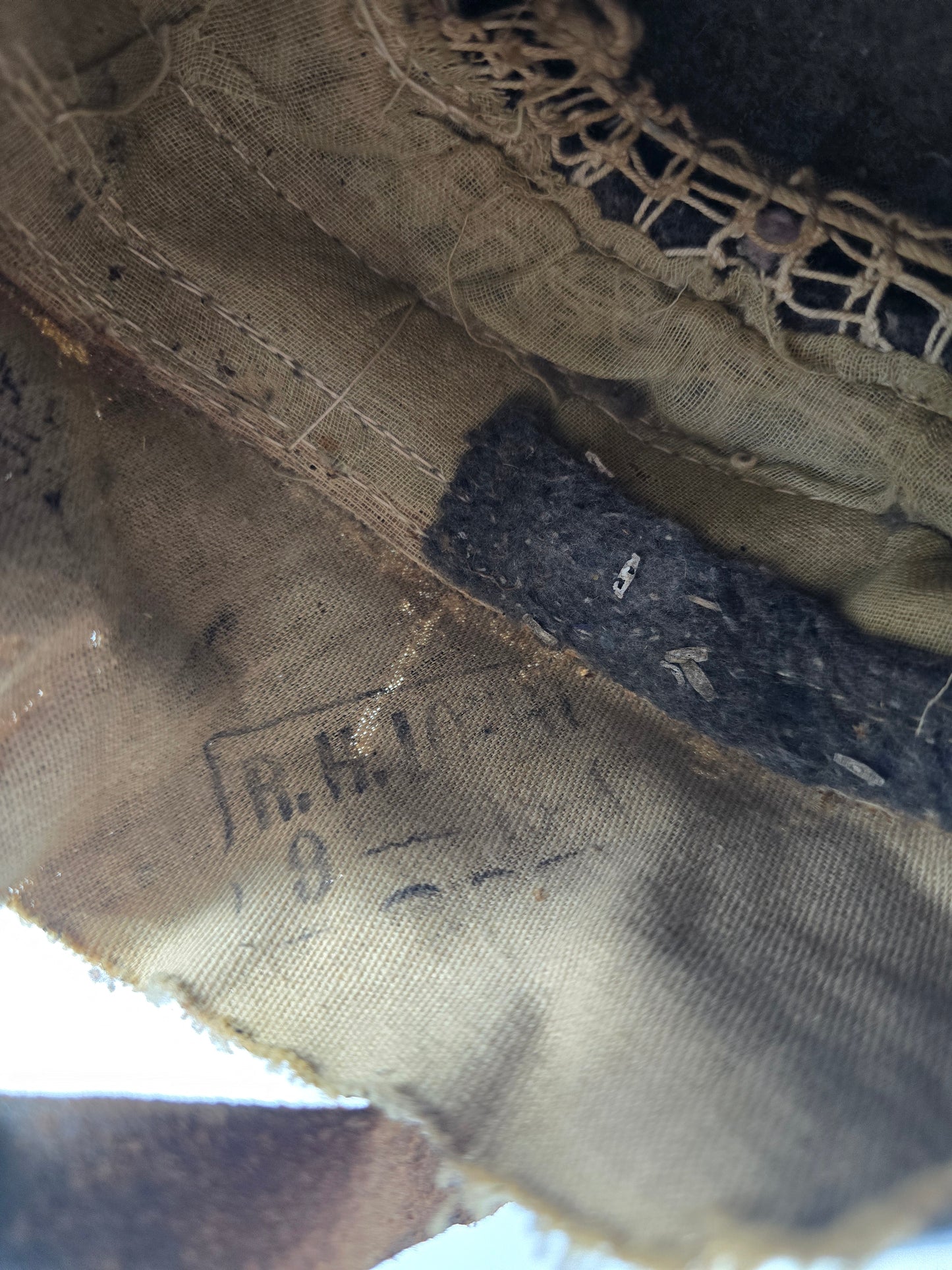 Casque US M1917 daté 1918 ZD 203