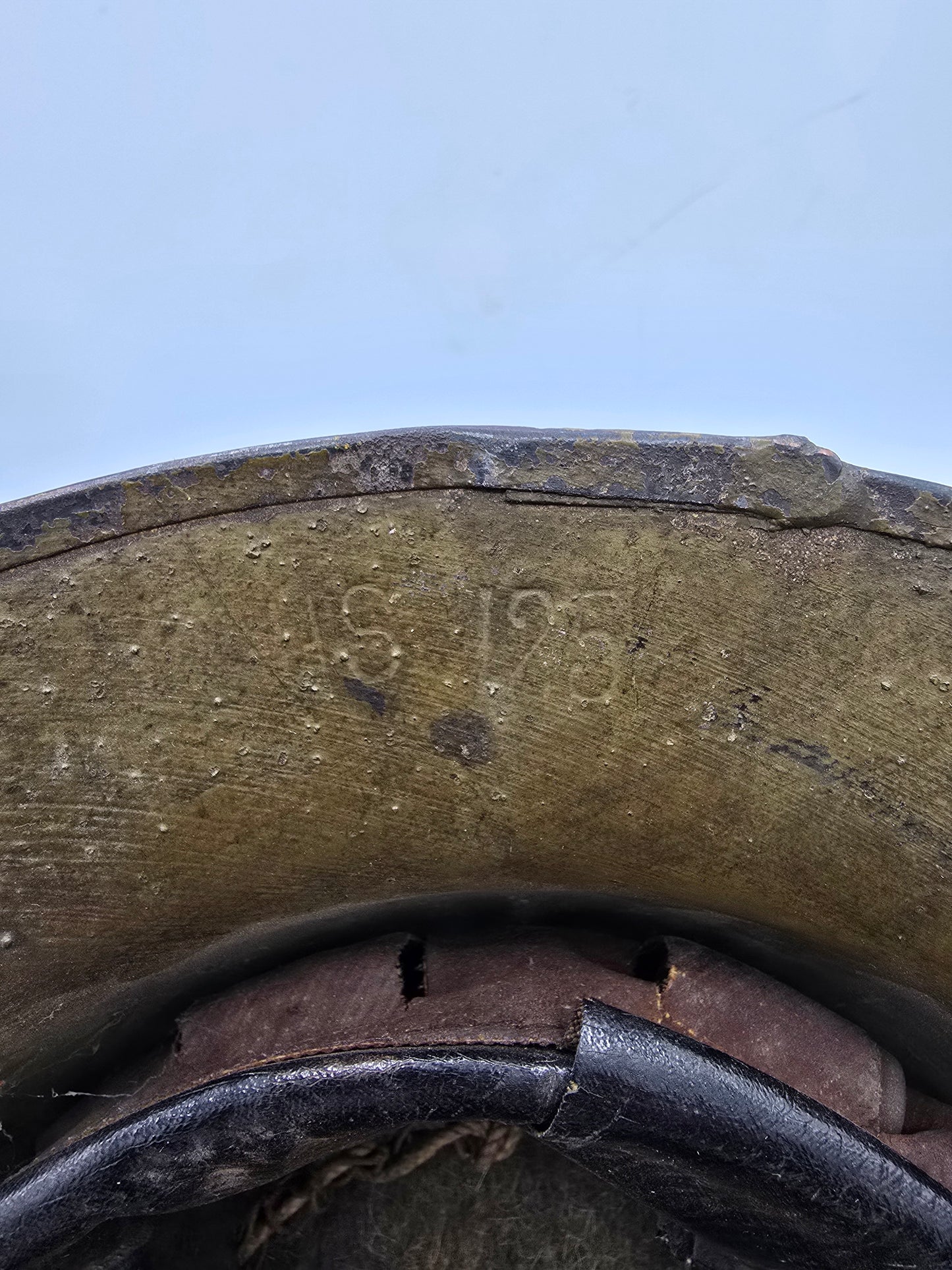 Casque US Anglais Mk1 91st Infantry division ww1 wwi 1917 aef