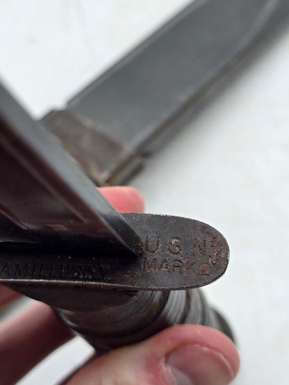 Poignard USN Mk2 Camillus NY garde etuis 6581 vp