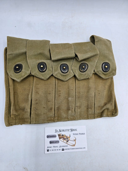 Portes chargeurs Thompson terrain RMCo. 1942 Laundry numbers. 3