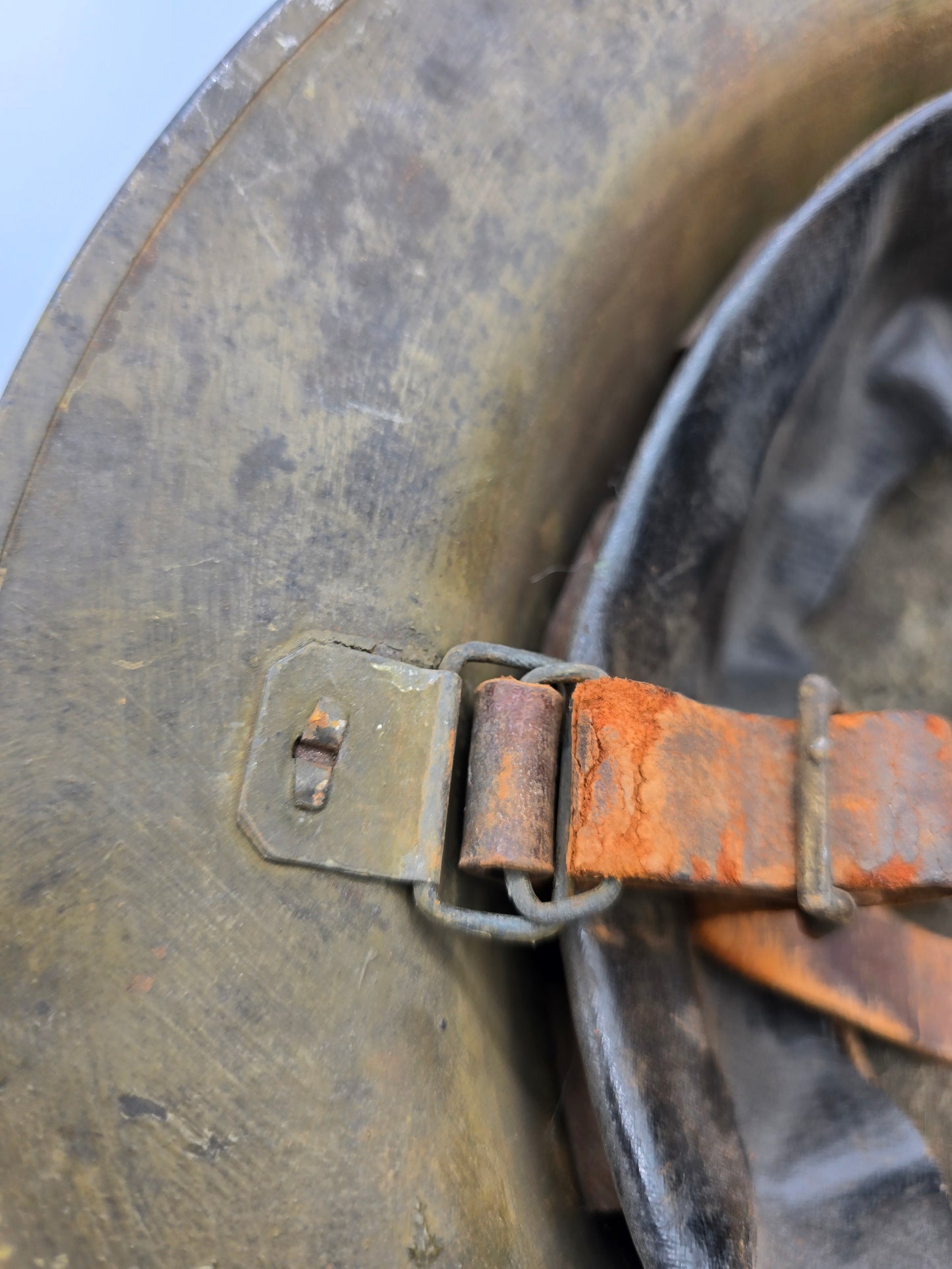 Casque US Anglais Mk1 91st Infantry division ww1 wwi 1917 aef