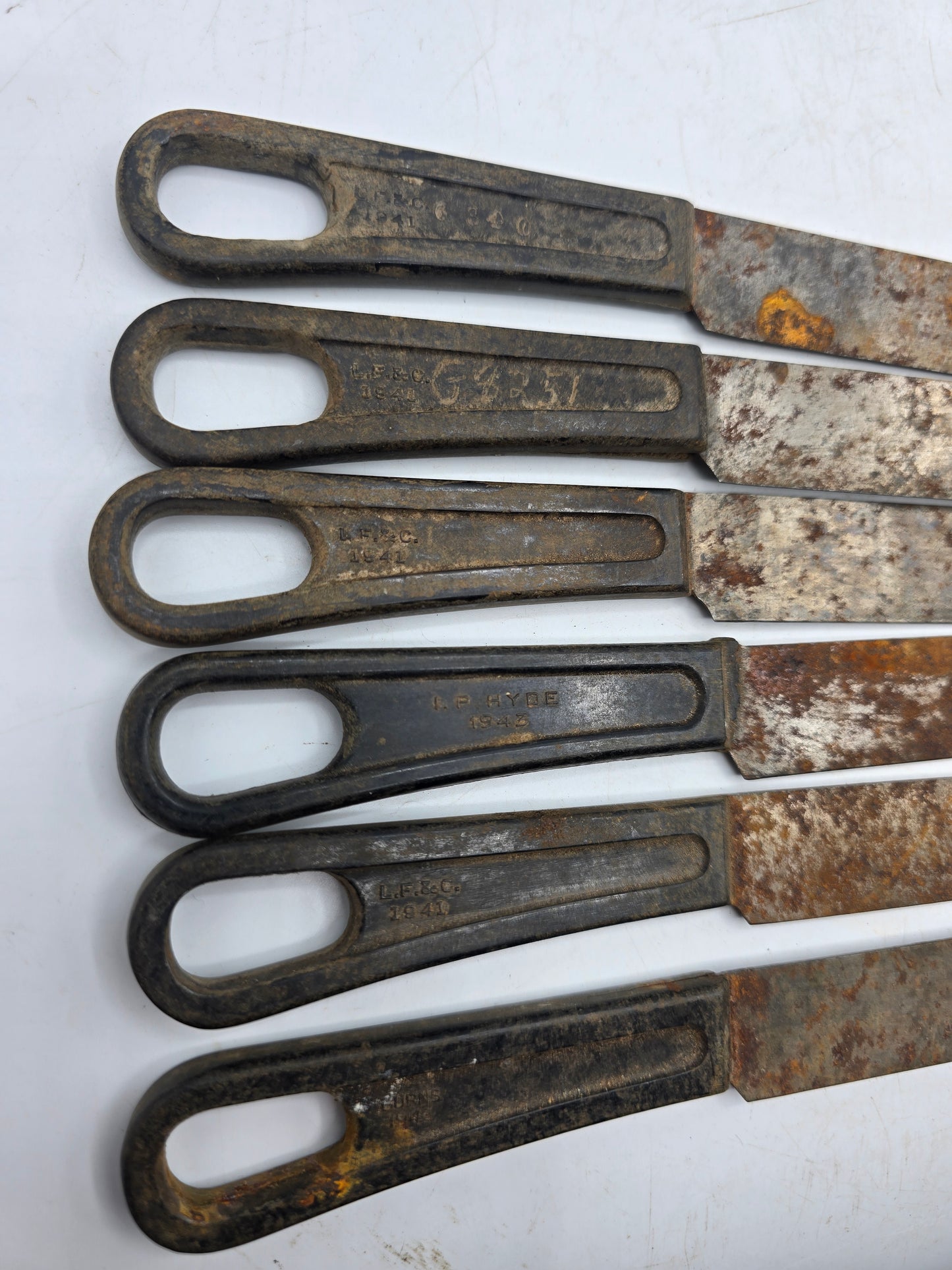 Couteau US WW2 bakélite daté