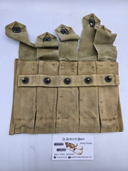 Portes chargeurs Thompson terrain RMCo. 1942 Laundry numbers. 1