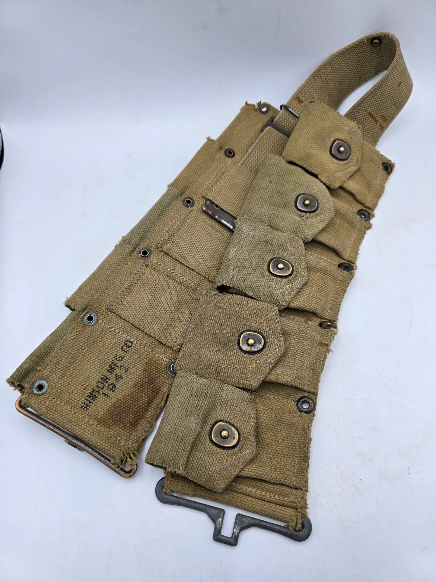 Ceinturon Garand M1923 daté 1942 OD3