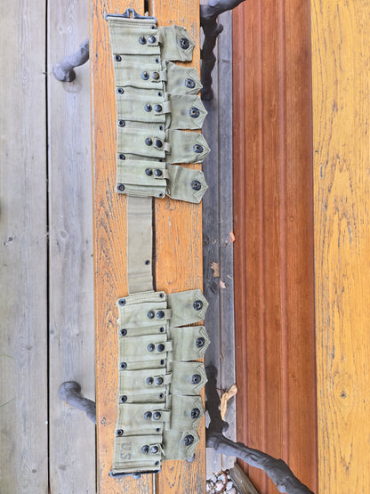 Ceinturon M1 Garand M-1923 cartouchière OD3 de 1942