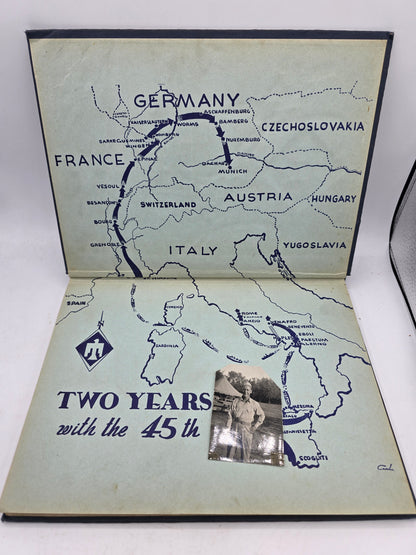 Livre 45th Infantry Division 1ère édition de 1946