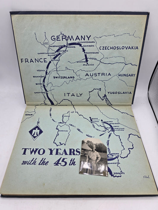 Livre 45th Infantry Division 1ère édition de 1946