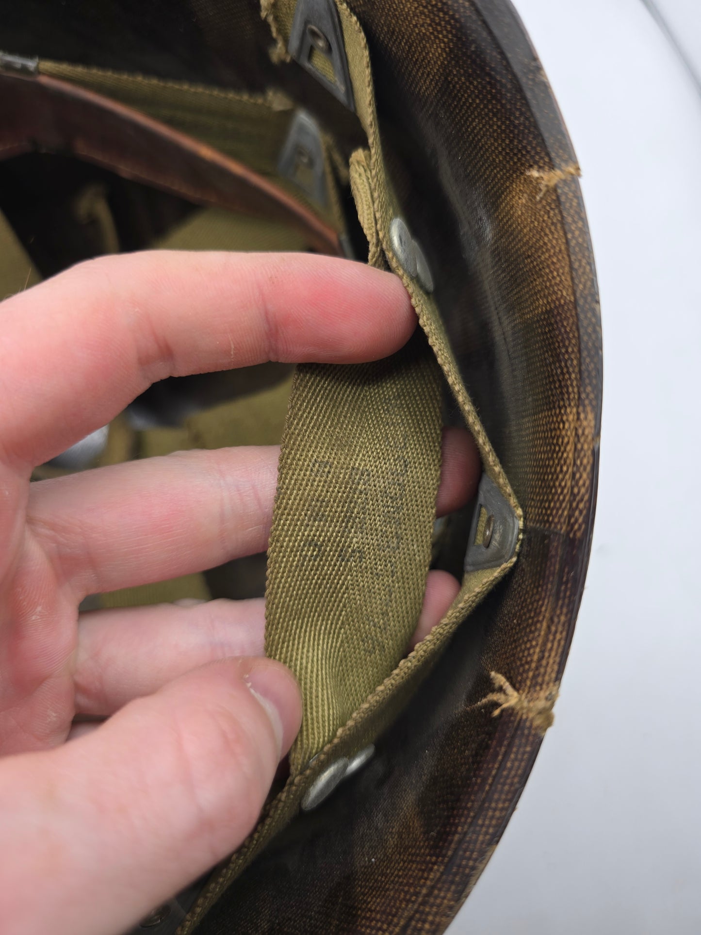 Liner Casque US M1 Firestone A non peint nominatif avec jug