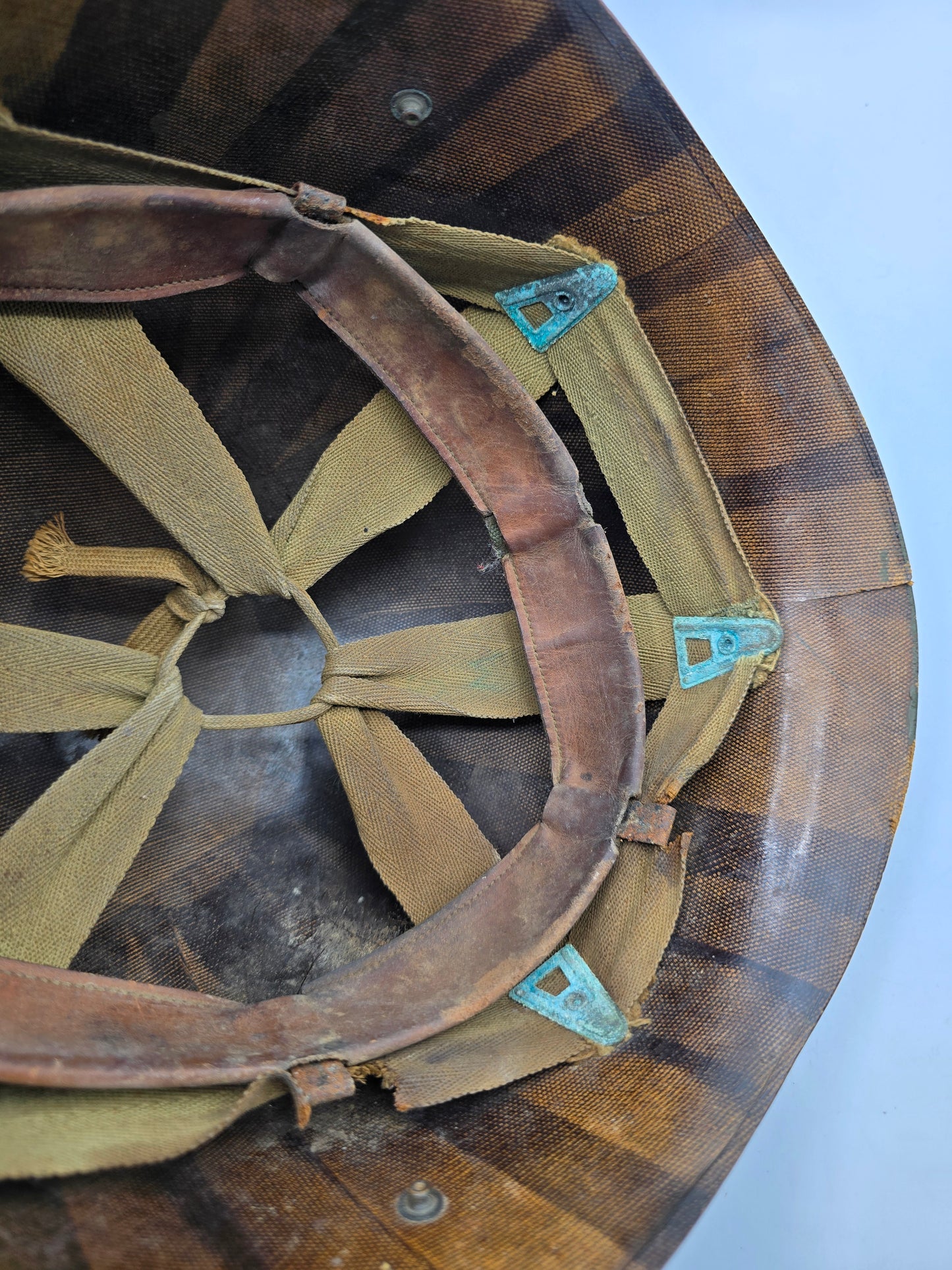 Casque US M1 WW2 pattes fixes avec liner IMP