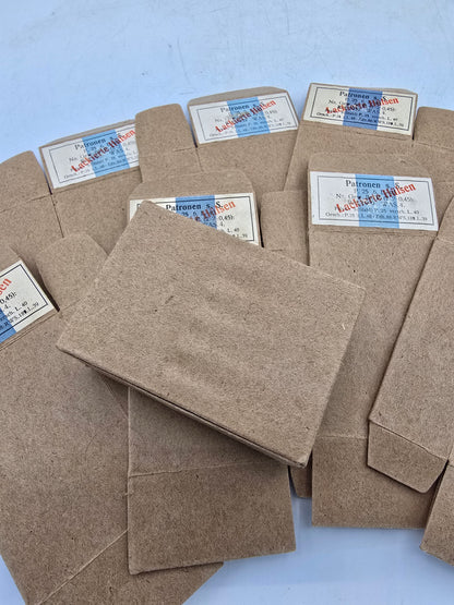 Lot x10 boîtes vide original 7.92 MM acier 1940 98K G43 ect