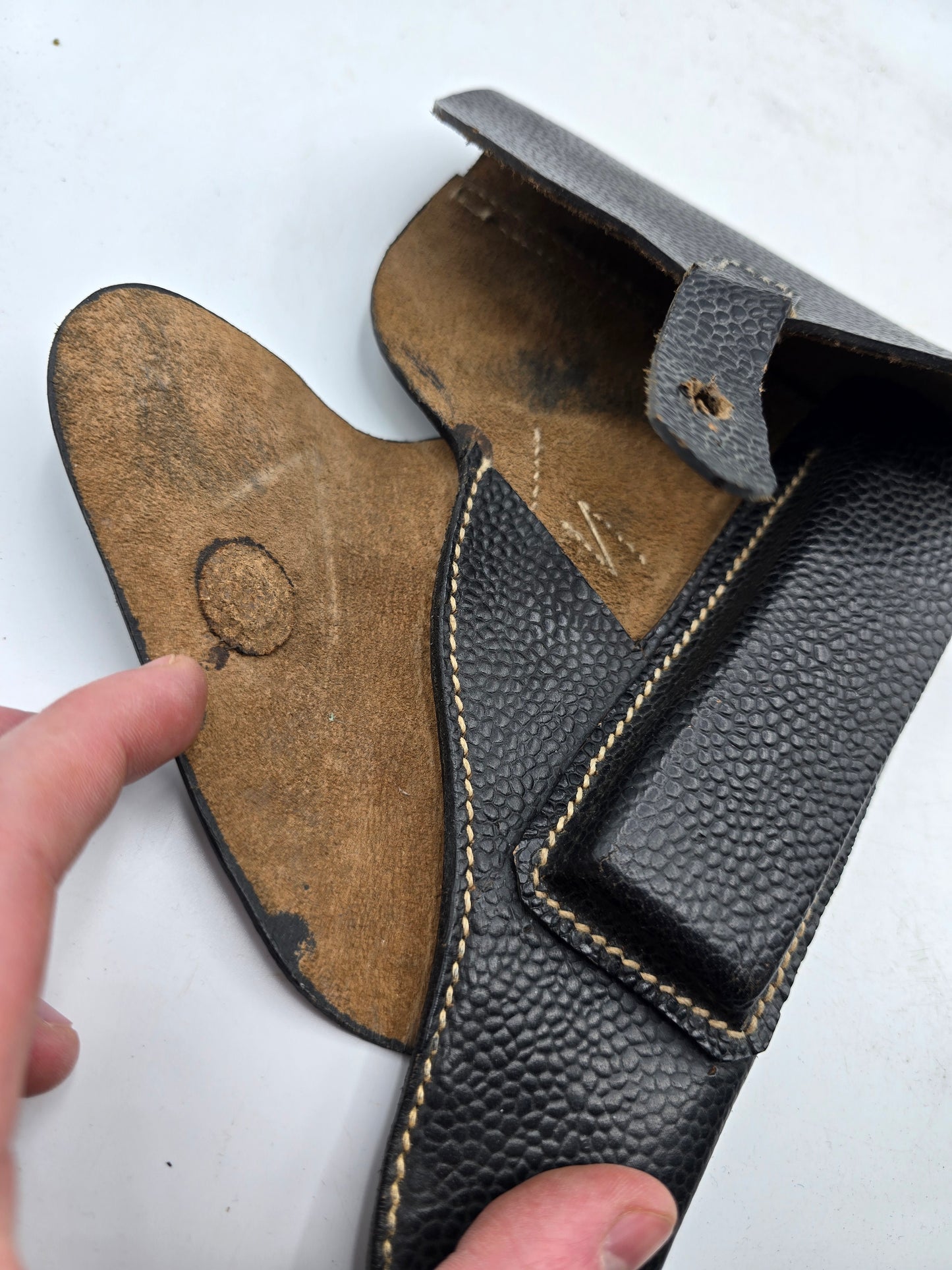 Holster cuir noir P38 Allemand WW2 cxb 4