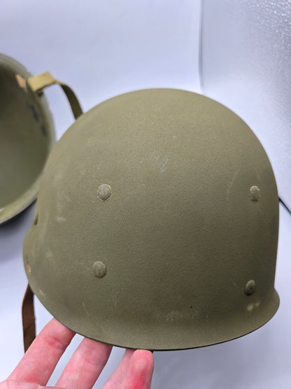 Casque US M1 WW2 lot 60B pattes fixes avec liner