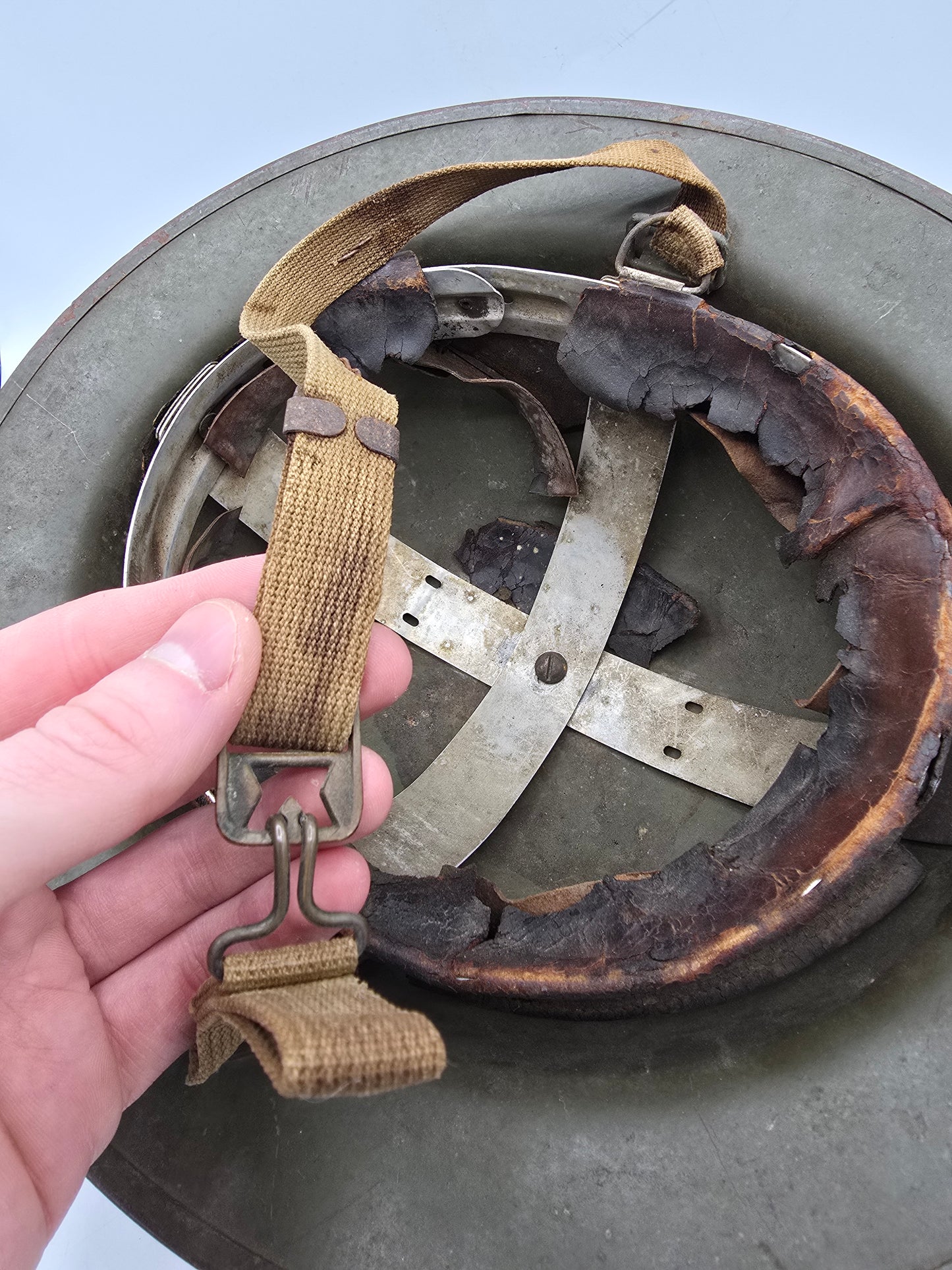 Casque Américain M1917A1  idéal goumier marocain