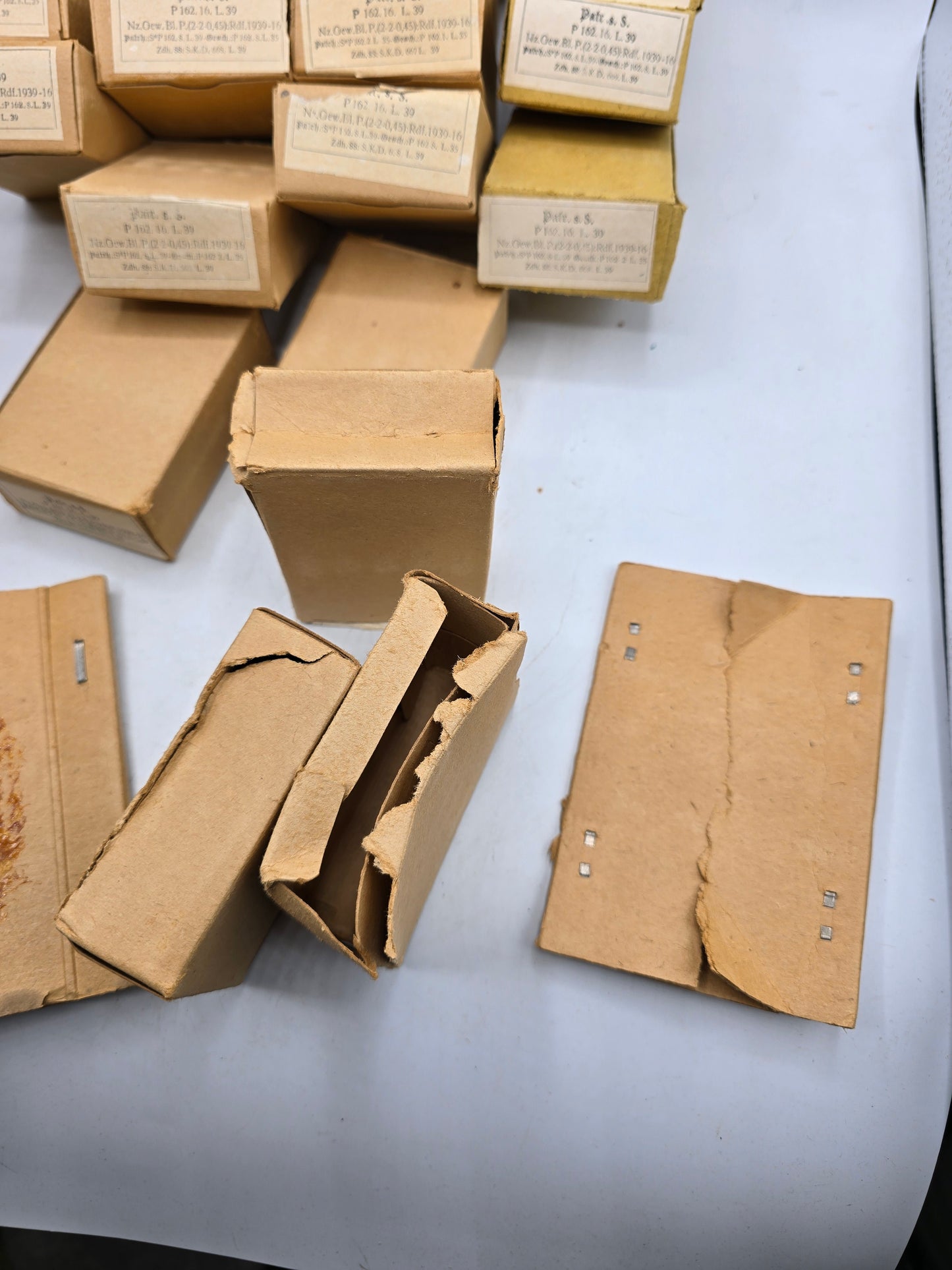 Boite carton Tragschlaufe IL P16 1939 + ses 20 boites