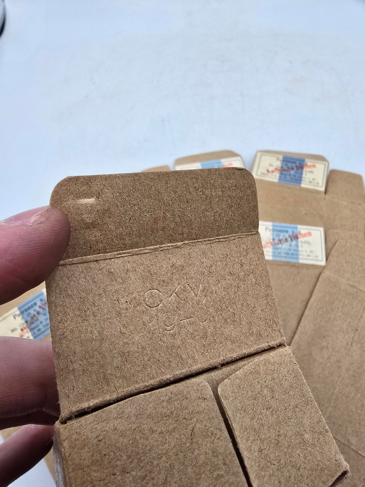 Lot x10 boîtes vide original 7.92 MM acier 1940 98K G43 ect