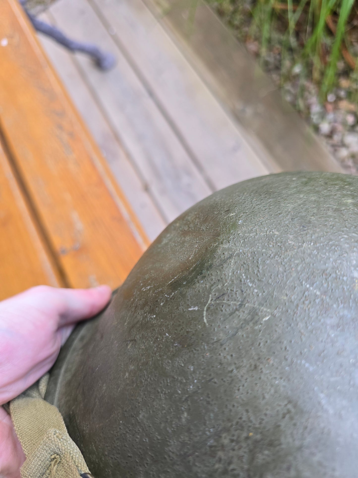 Casque US M1 WW2 fabrication Schlueter